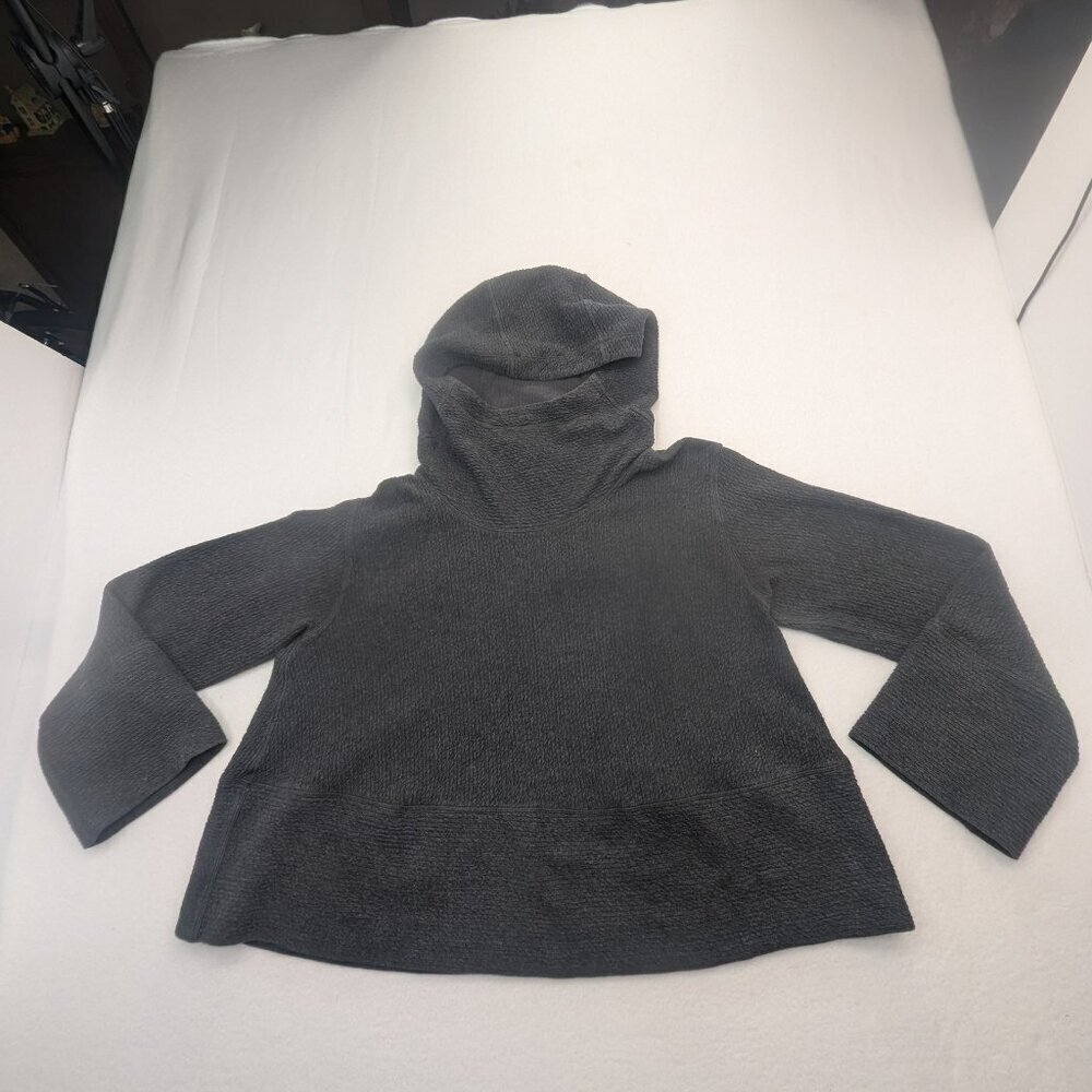 Lululemon Retreat Yourself Hoodie Gray Charcoal Size 12